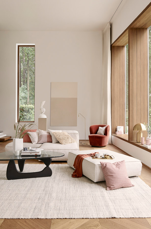 Maximize Space Effect Cosines In A Luxury Living Room Interior Design - Beautiful Homes