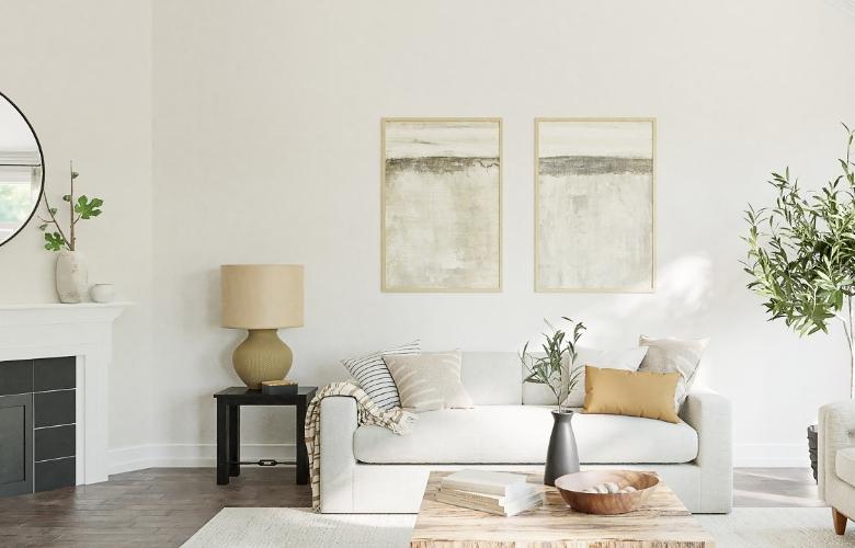 Side table with table lamps for your modern living room - Beautiful Homes