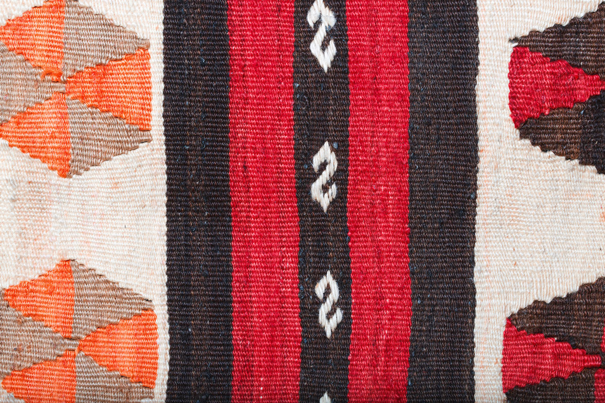 Dhurries are made of cotton or jute for living room decor - Beautiful Homes