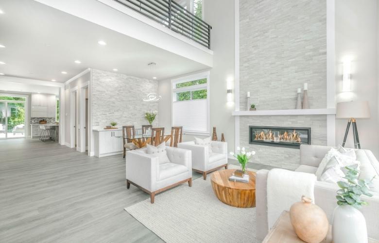 Wall paneling designs for your all white Indian home interiors - Beautiful Homes