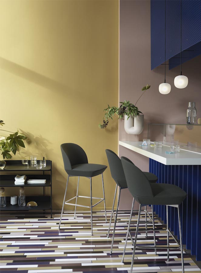 Retro Home Bar Design Mixed With Modern Elements - Beautiful Homes