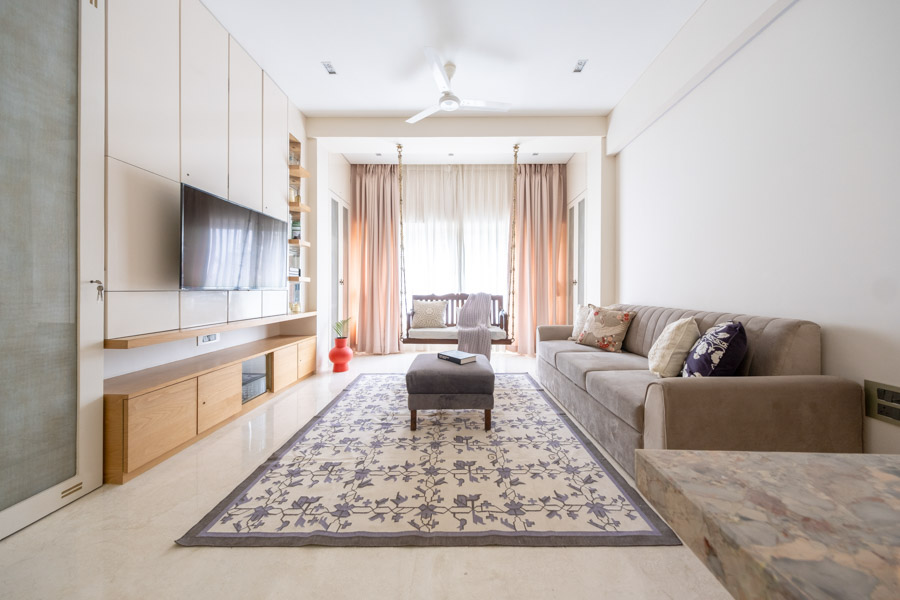 Where Every Night Is A Movie Night In living room - Beautiful Homes