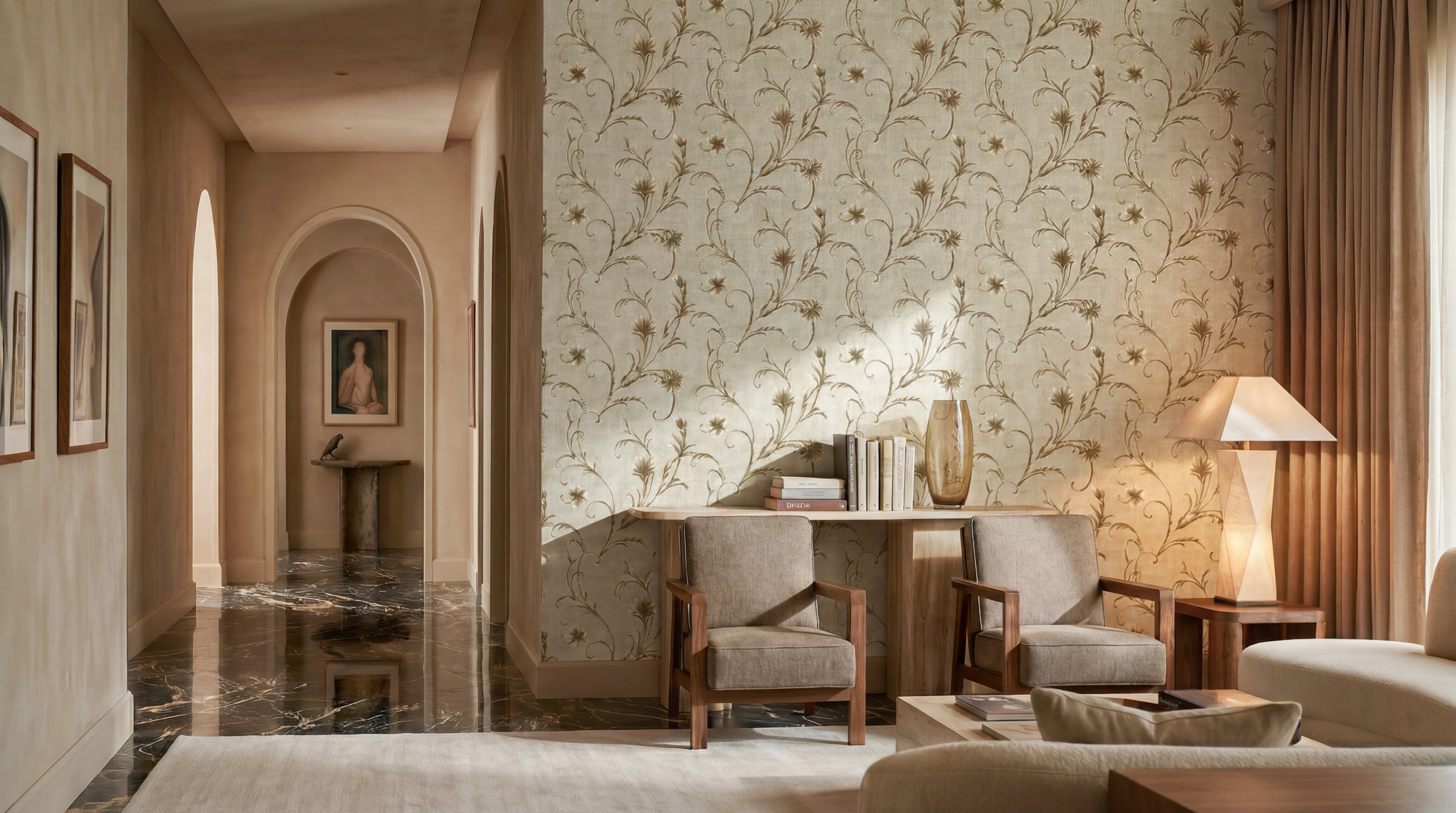 Ador - Serenade - Fine Flower - Pale Brown