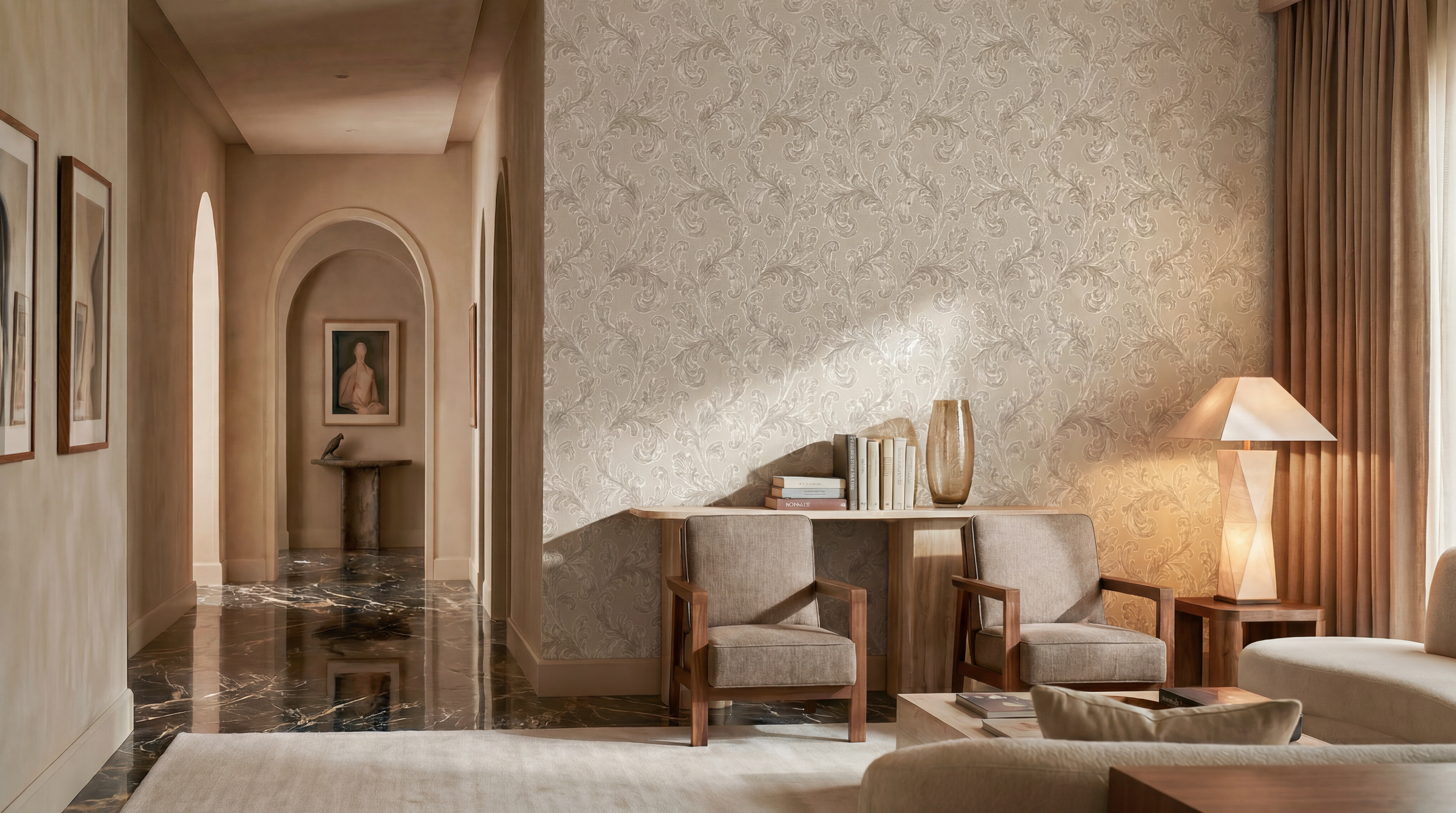 Ador - Serenade - Cottage Leaf - Royale Ivory