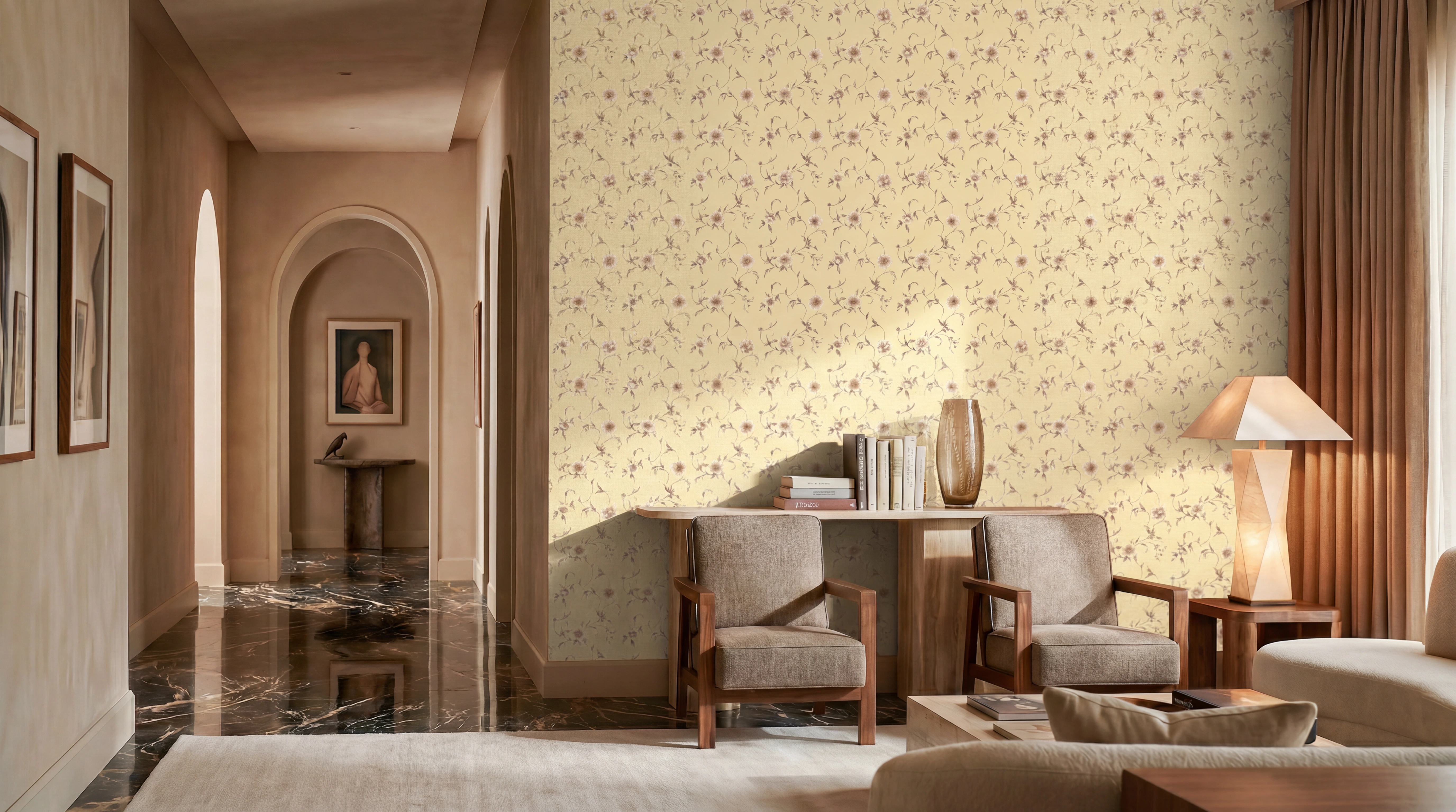 Ador - Serenade - Flower Trail - Cream