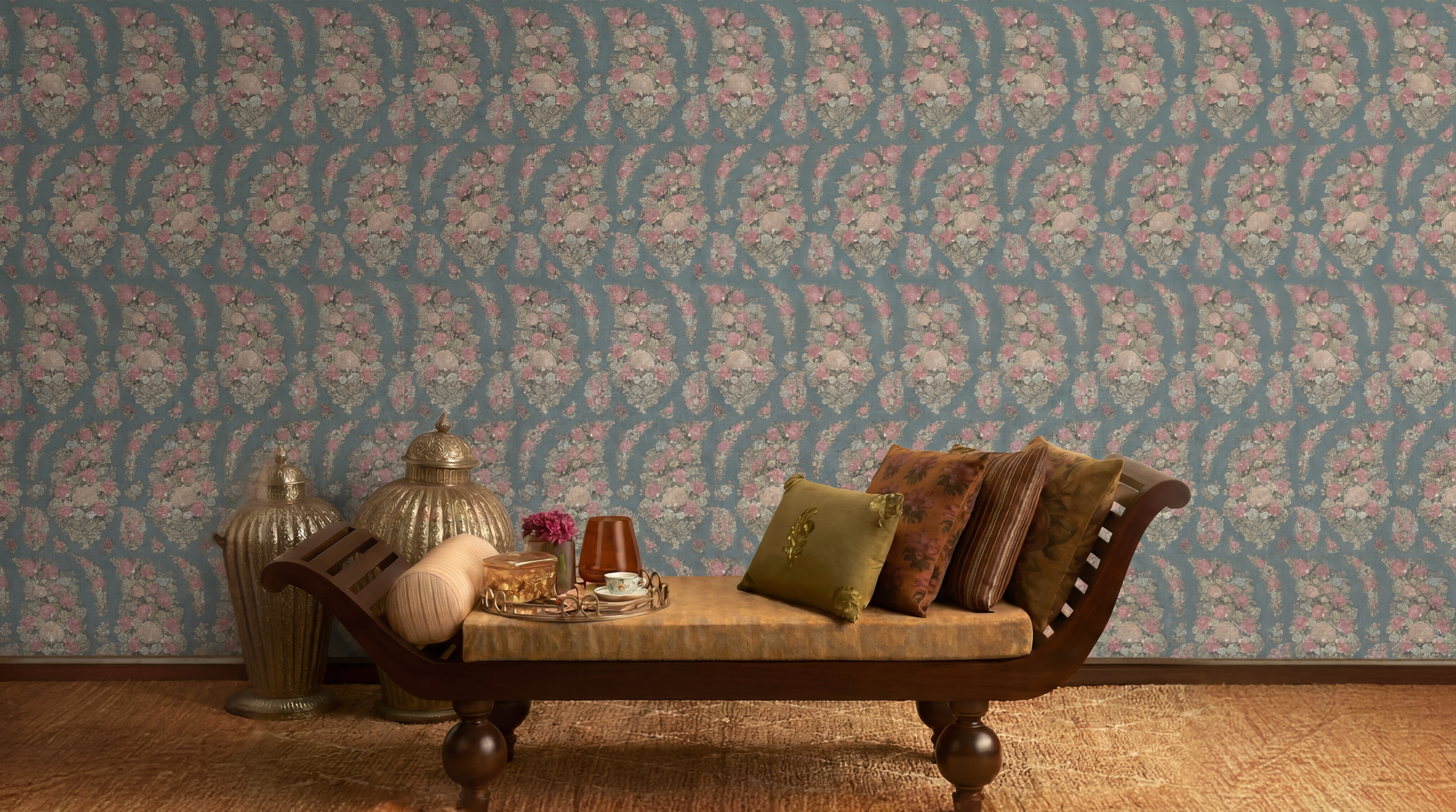 Sabyasachi Chapter 3: Heartland - Pahalgam Paisley - Monsoon Rose