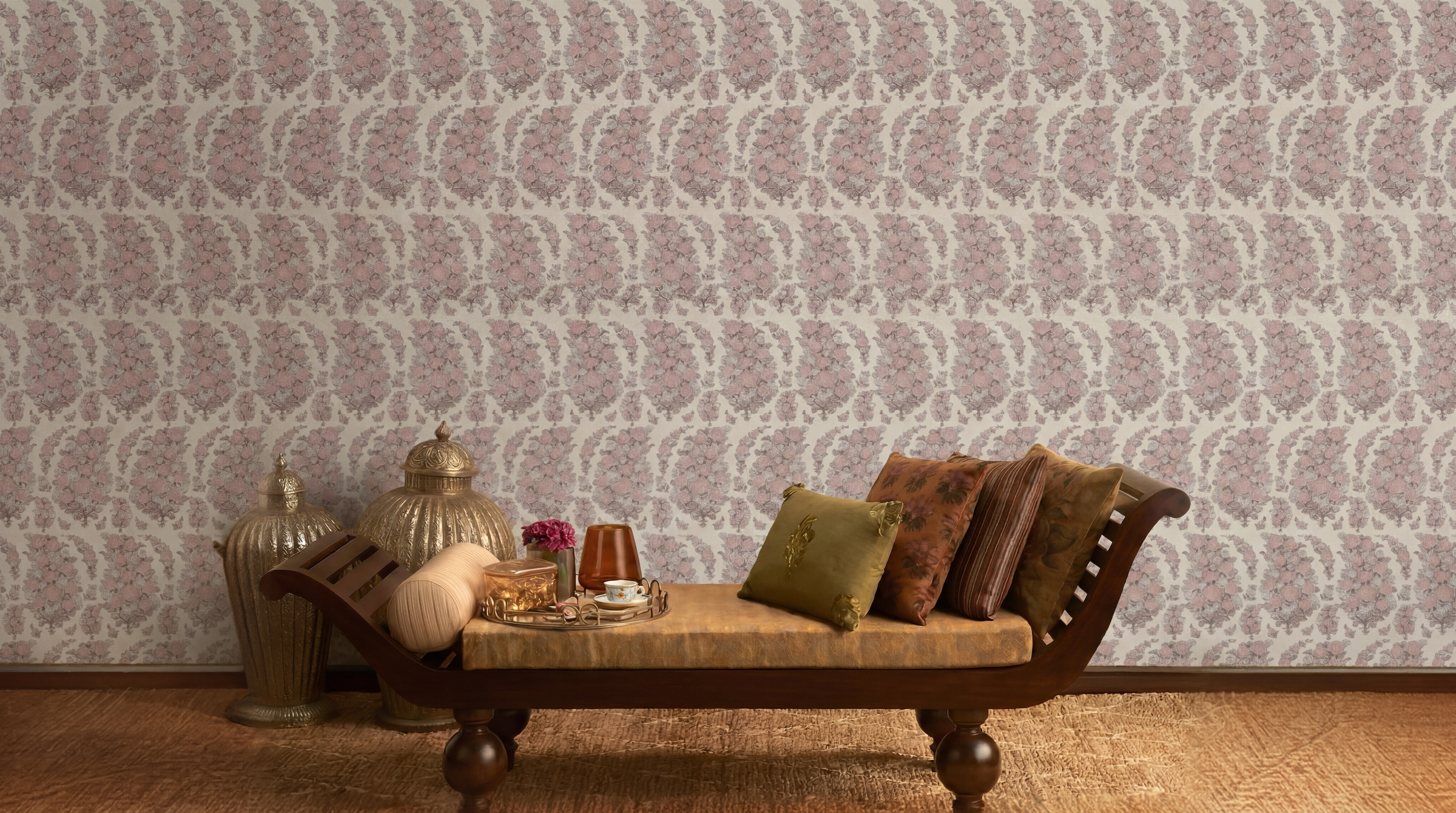 Sabyasachi Chapter 3: Heartland - Pahalgam Paisley - Stained Mulberry
