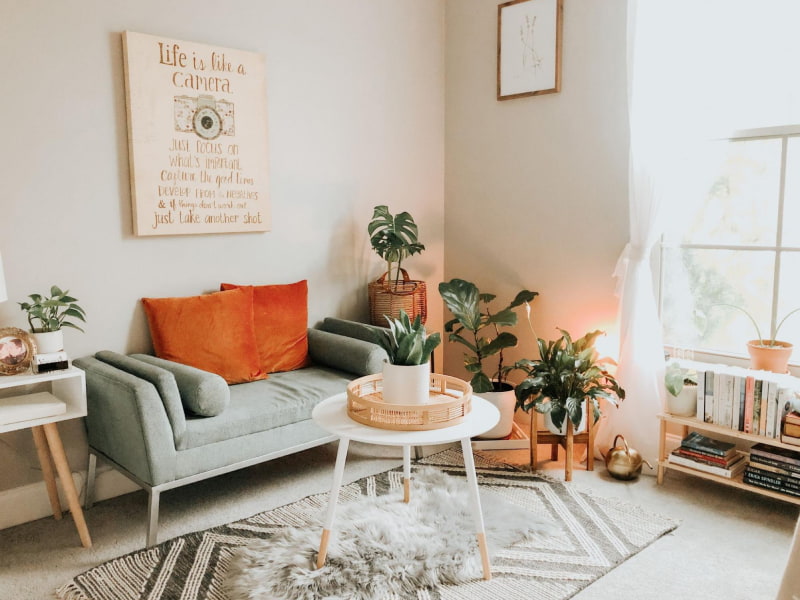 Add rugs to enhance your bohemian style interior design of home - Beautiful Homes