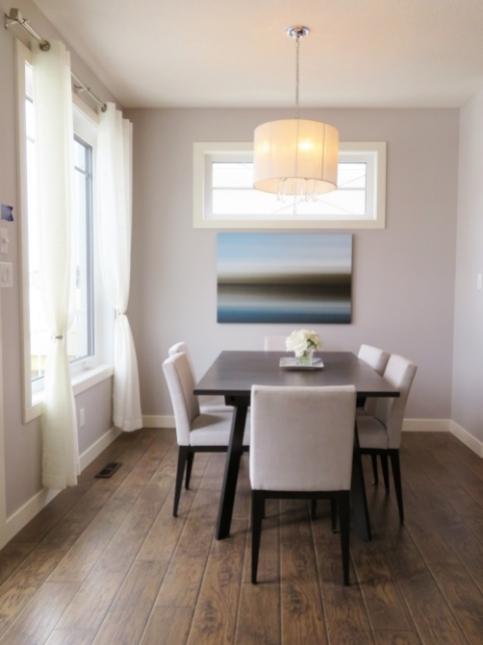 Lavender color dining room for contemporary interiors - Beautiful Homes