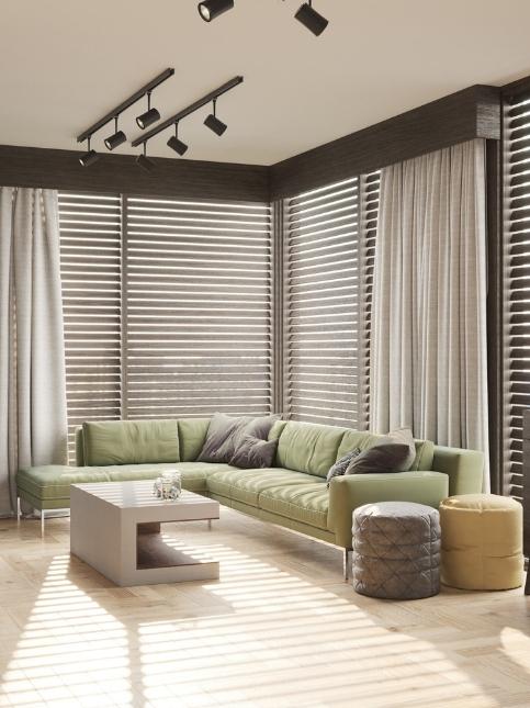 Funky eclectic living room with spotlights - Beautiful Homes