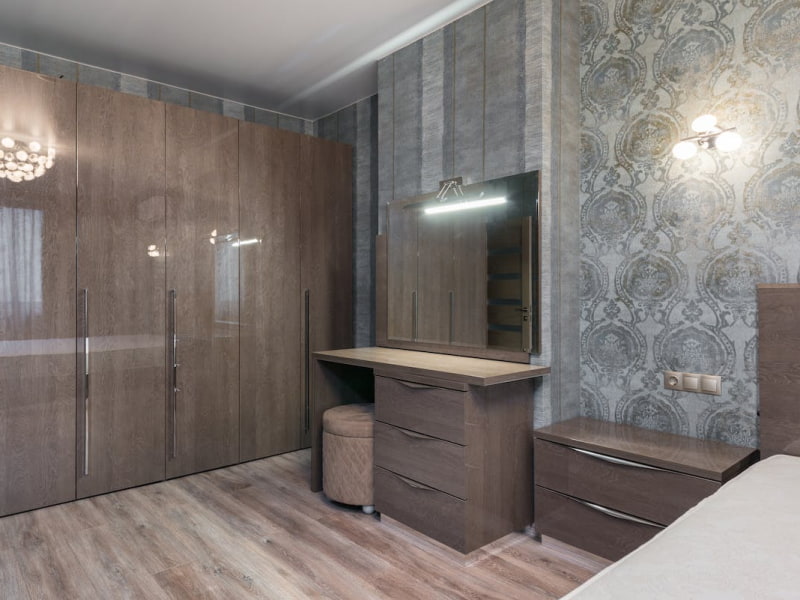 Acrylic wardrobe for bedroom design - Beautiful Homes