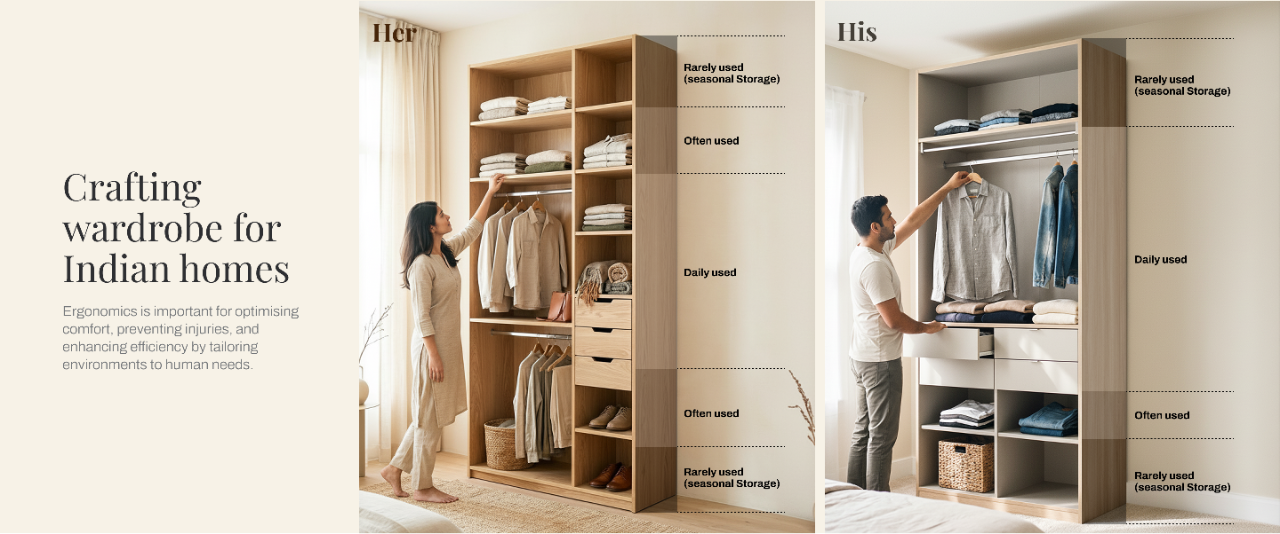 well planned wardrobe